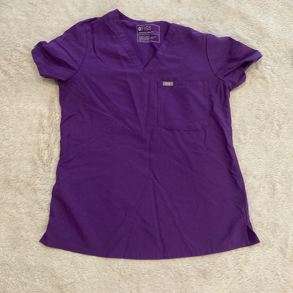 Figs Tops Figs Ultra Violet Caterina Scrub Top Poshmark
